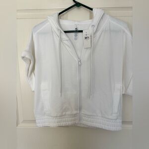 Lou & Grey Classic White Hoodie